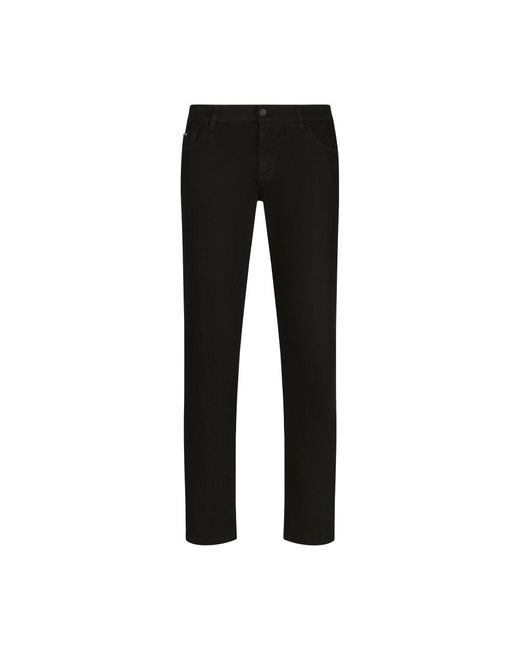 Dolce & Gabbana Black Skinny Stretch Jeans for men
