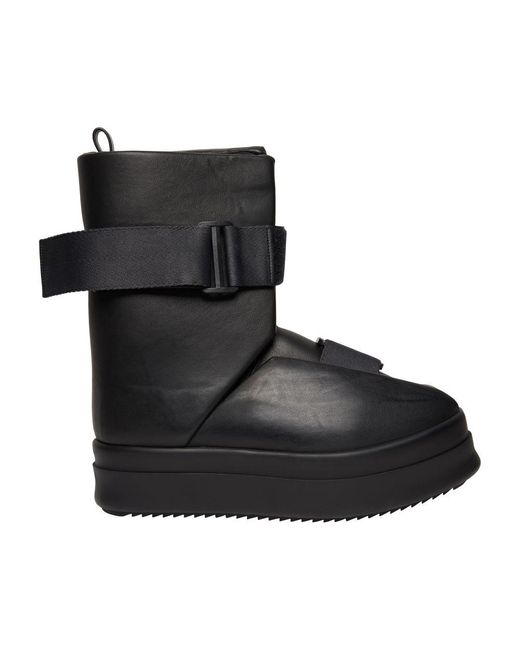 Rick Owens Black Stretch Booties for men
