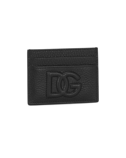 Porte-cartes avec logo DG Dolce & Gabbana pour homme en coloris Black