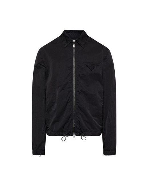 Bottega Veneta Technical Nylon Jacket in Black for Men | Lyst