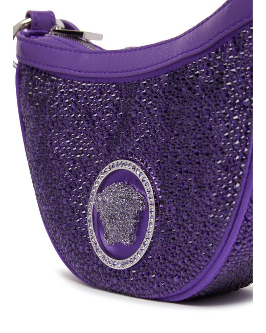 Versace Purple Mini Shoulder Bag