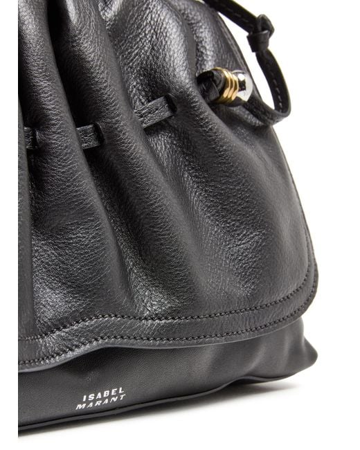 Isabel Marant Black Bolton Pouch Bag