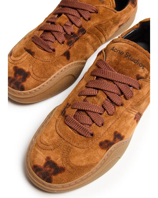Acne Brown Lace-Up Sneakers