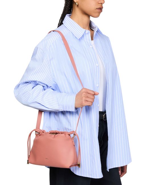 A.P.C. Pink Tasche Ninon Mini