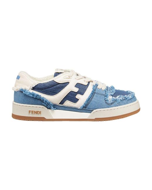 Fendi Blue Sneakers Match