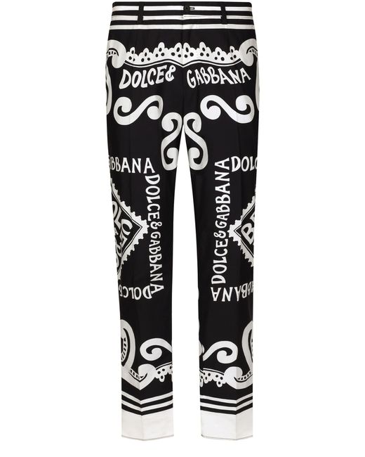 Dolce & Gabbana Black Pantalone for men