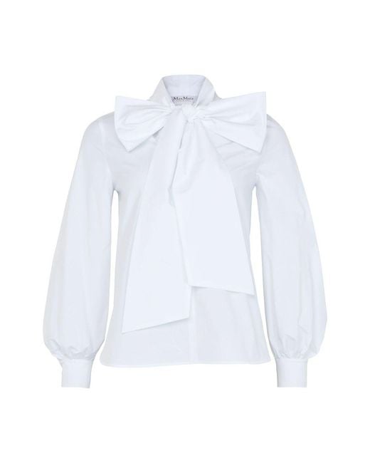 Blouse À Manches Longues Bosforo Max Mara en coloris White