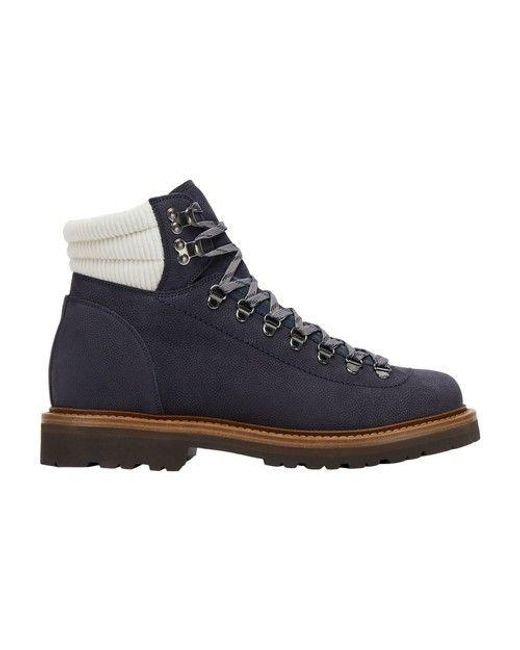 Brunello Cucinelli Snow Boots in Blue for Men | Lyst