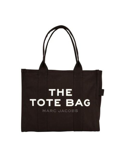 Marc Jacobs Cotton The Tote Bag in Black | Lyst UK