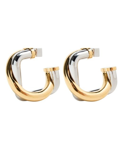 Jacquemus Metallic The Doppio Earrings