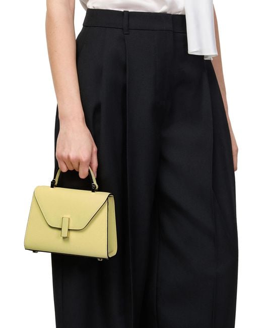 Valextra Yellow Iside Micro Bag