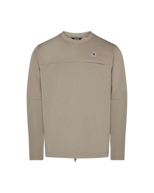 K-Way Gray Imperty Sweater for men