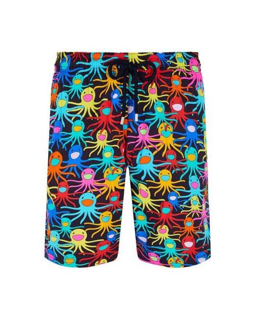 Vilebrequin Medusa Long Swim Shorts in Navy_blue (Blue) for Men Lyst