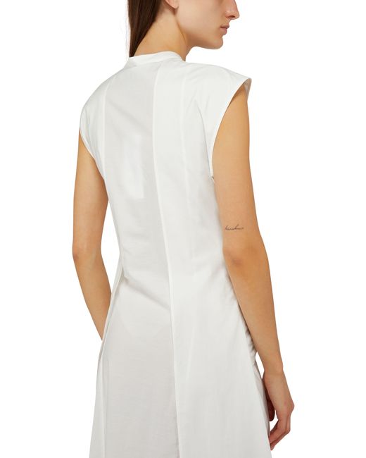 Loewe White Knot Shirt Dress