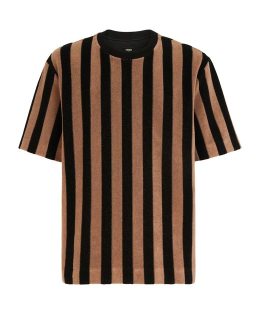 T-shirt surdimensionné Fendi pour homme en coloris Black