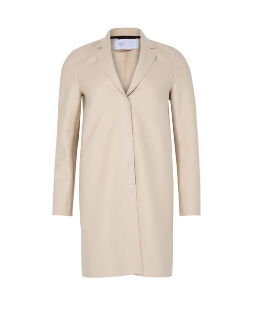 Harris Wharf London WOMEN BOXY COAT LIGHT PRESSED WOOL