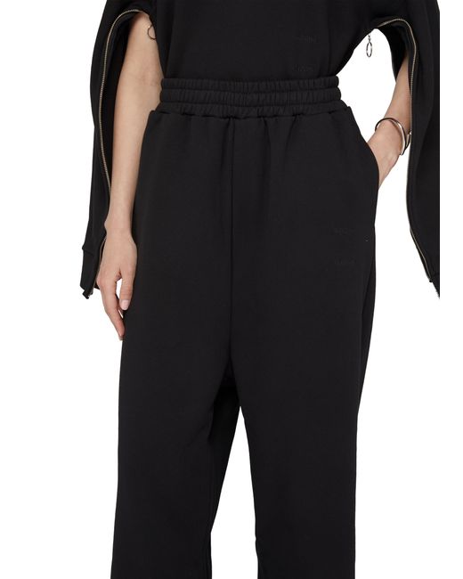 Pantalon large à fermeture éclair Setchu en coloris Black