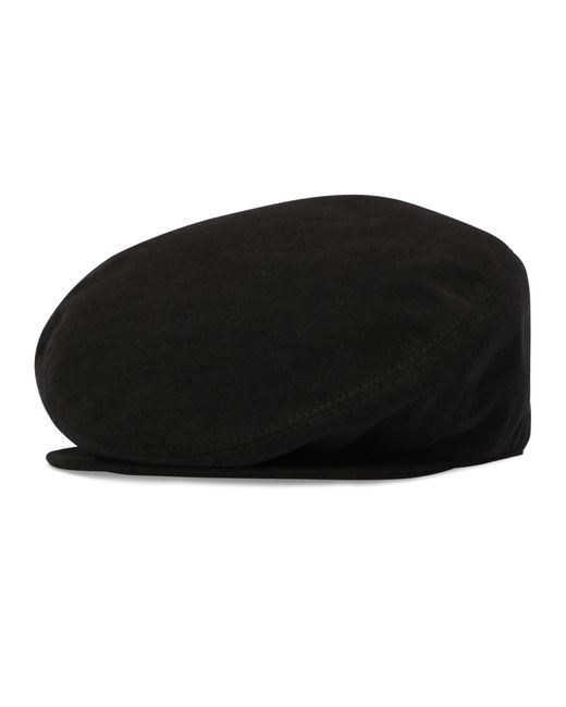 Dolce & Gabbana Black Cotton Fustian Flat Cap for men