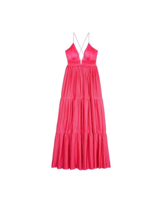 Ba&sh Pink Wasta Long Dress