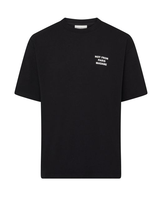 Drole de Monsieur Black The Slogan T-Shirt for men