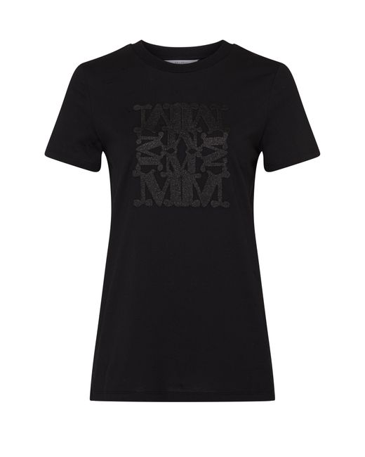 Max Mara Black Taverna Logo T-Shirt