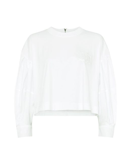 Max Mara White Dolly Logo Sweatshirt
