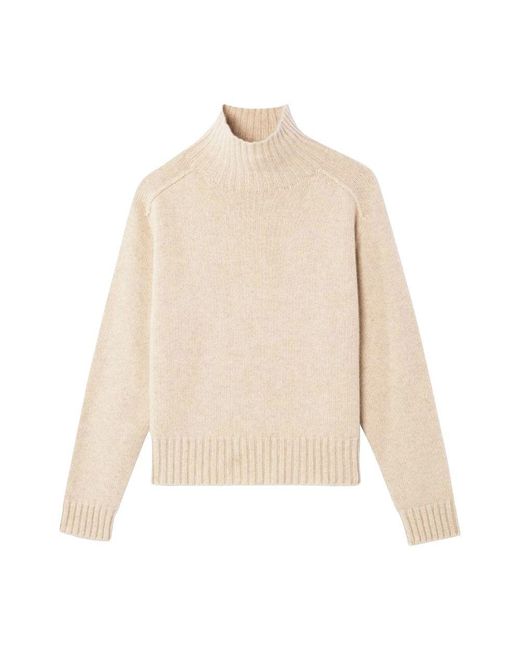 Bompard Natural Cashmere High-Necked Sweater