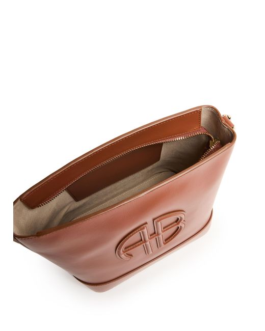 Anine Bing Brown Bucket Bag Lili