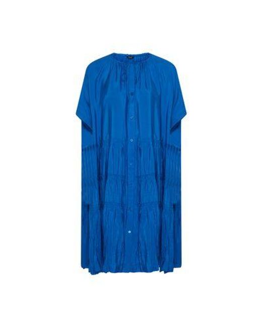 Joseph Blue Emile Habotai Dress
