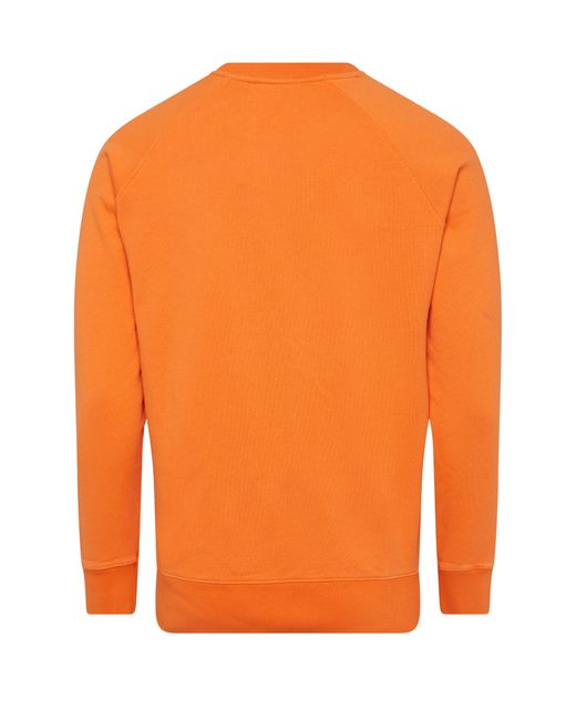 Maison Kitsuné Orange Chillax Fox Patch Sweatshirt for men