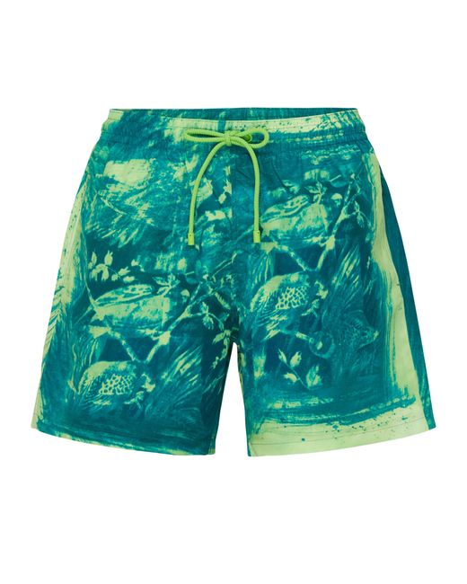 Loewe Green Print Swim Shorts for men