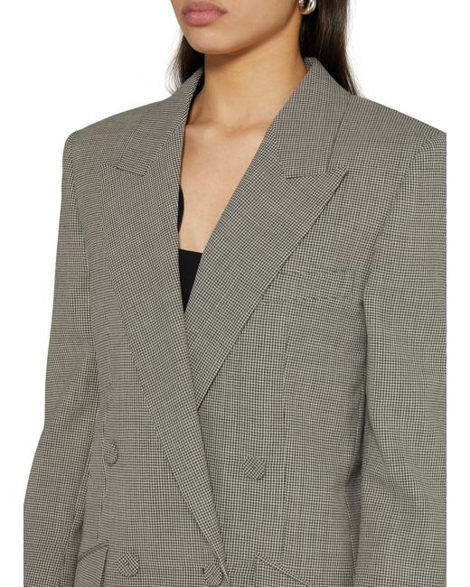 Givenchy Gray Jacke mit doppelreihigem Knopfverschluss