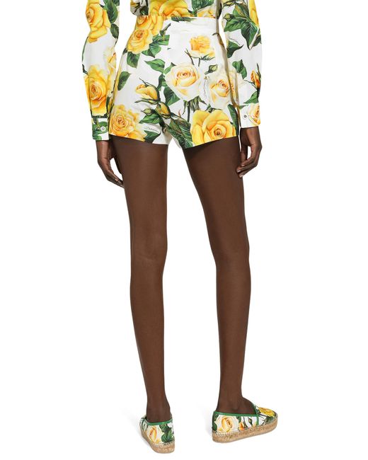 Shorts > short shorts Dolce & Gabbana en coloris Yellow