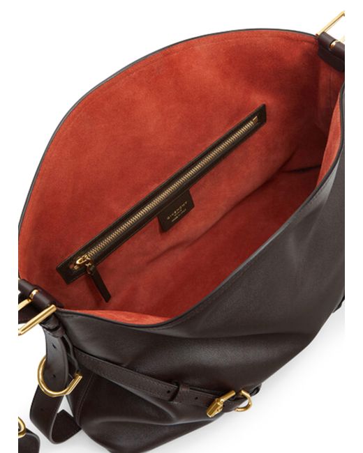 Givenchy Black Voyou Medium Shiny Leather Bag
