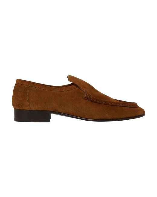 The Row Brown New Soft Loafers