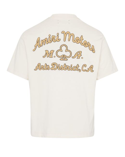 T-shirt à manches courtes Motors Amiri pour homme en coloris White