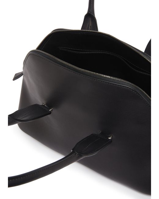 The Row Black Mittelgroße Schultertasche Devon