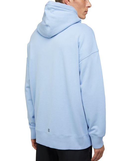 Givenchy Blue Hoodie Slim for men