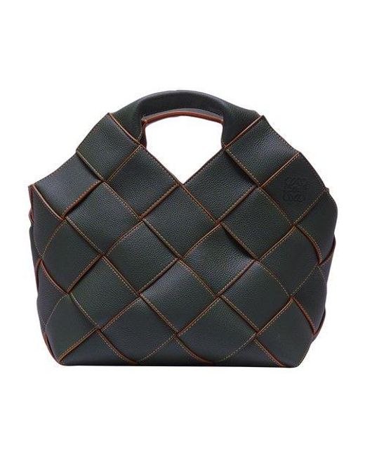 Loewe Woven Basket Bag in Black Lyst