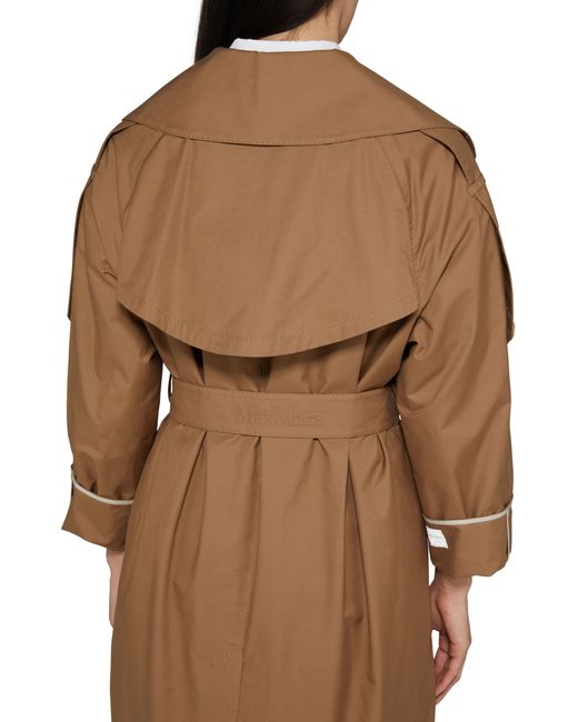 Max Mara Brown Utrench Trench -the Cube