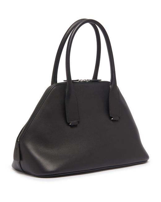 The Row Black Mittelgroße Schultertasche Devon