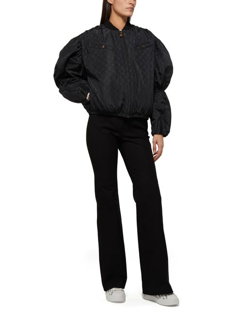 Veste bomber à manches bishop Louis Vuitton en coloris Black