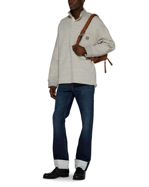 LOEWE セール★ HIGH NECK SWEATSHIRT★GREY Loewe High Neck Sweatshirt in Gray for Men | Lyst