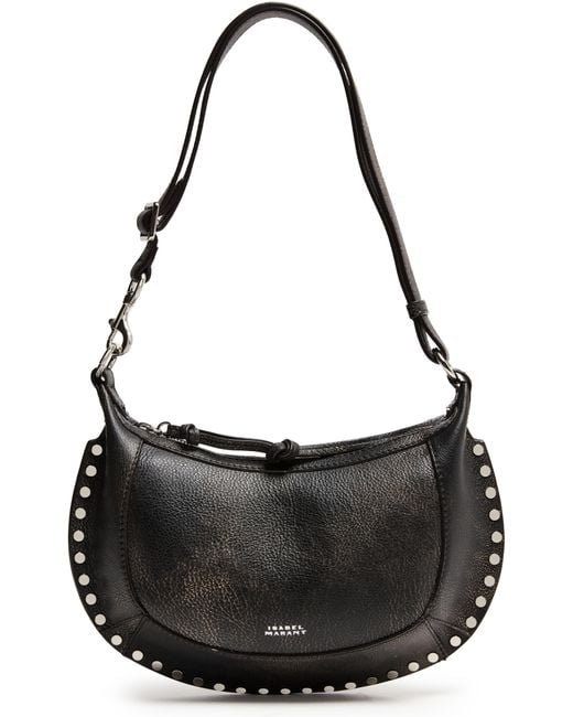 Isabel Marant Black Oskan Moon Shoulder Bag