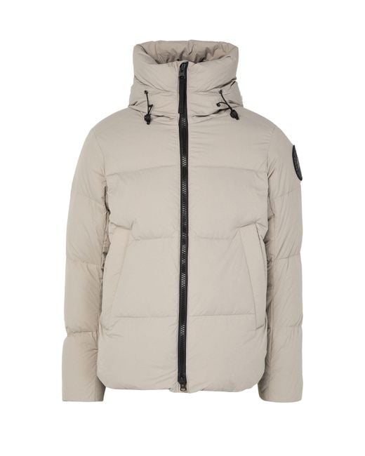 Canada Goose Gray Crofton Puffer Jacket for men