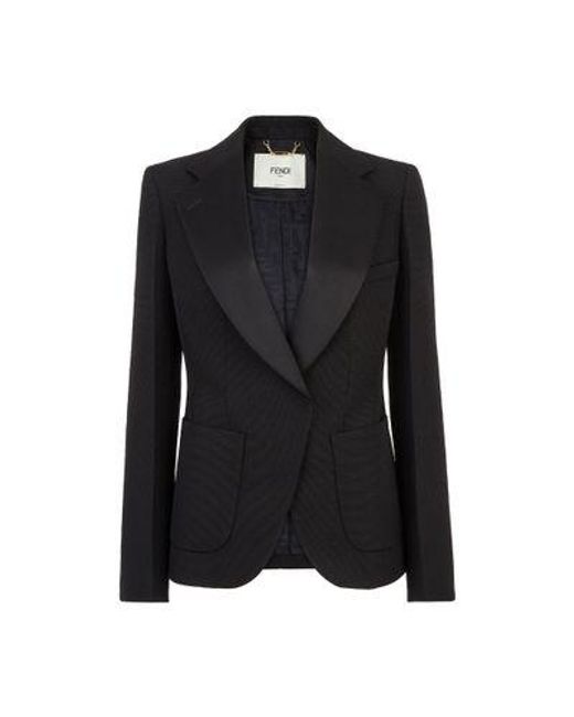 Fendi Black Single-breasted Jacket