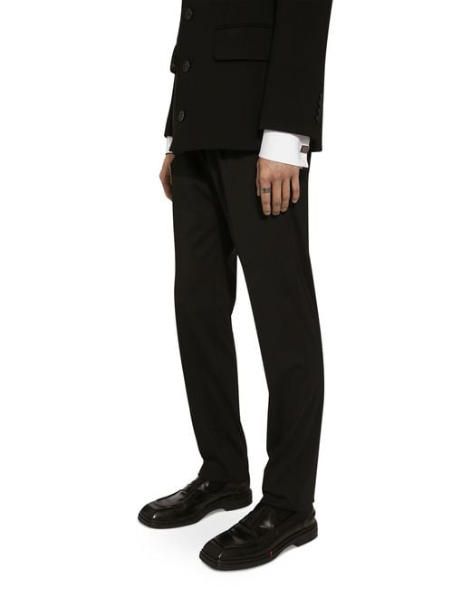 Bague avec plaquette et détails en strass Dolce & Gabbana pour homme en coloris Black