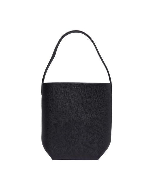The Row Black N/S Park Small Tote Bag