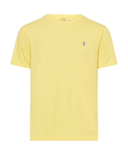 Polo Ralph Lauren Yellow Short-Sleeved T-Shirt Logo for men