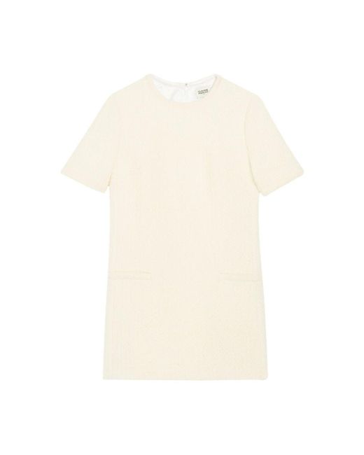 Claudie Pierlot White Tweed Short Dress